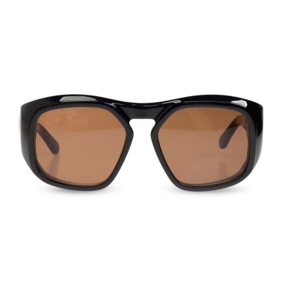 New! Valentino VLS 179A, Black Sunglasses with Gold Accent, Authentic main image 8